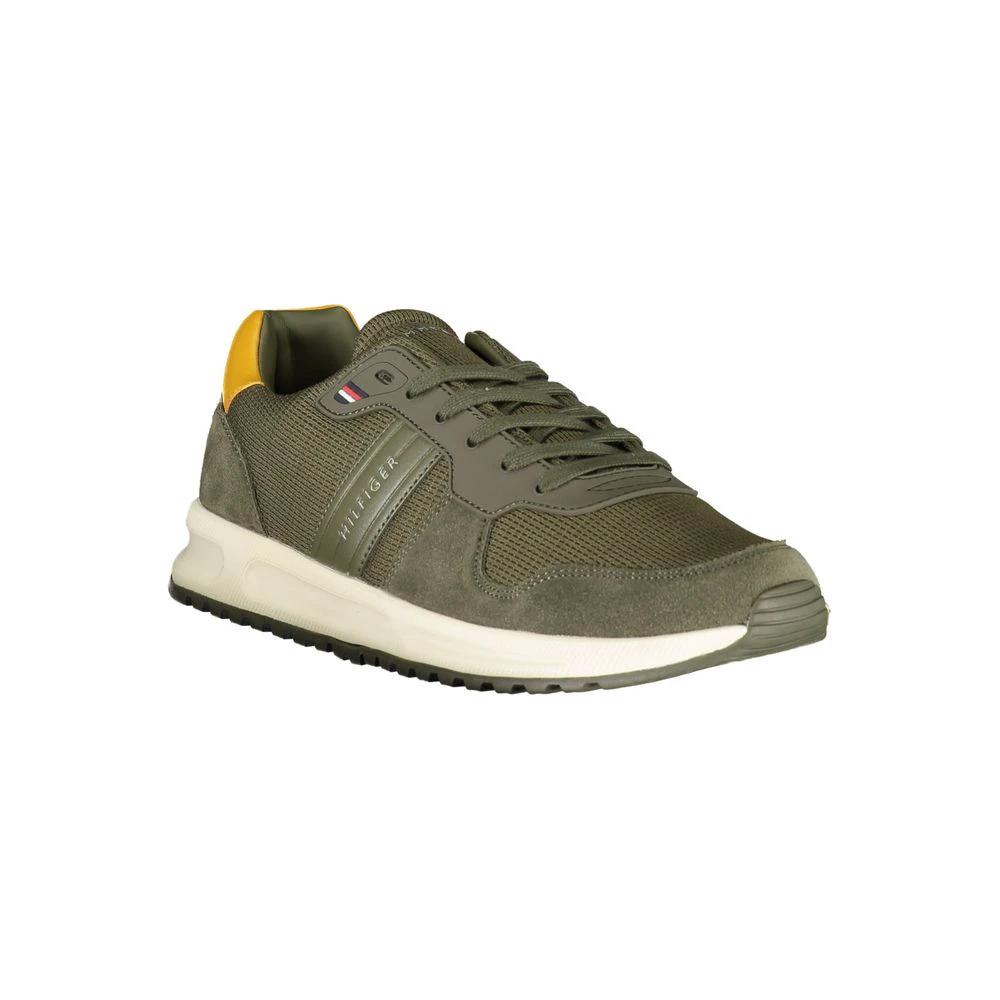 Tommy Hilfiger Verde Polyester Men Sneaker by Tommy Hilfiger