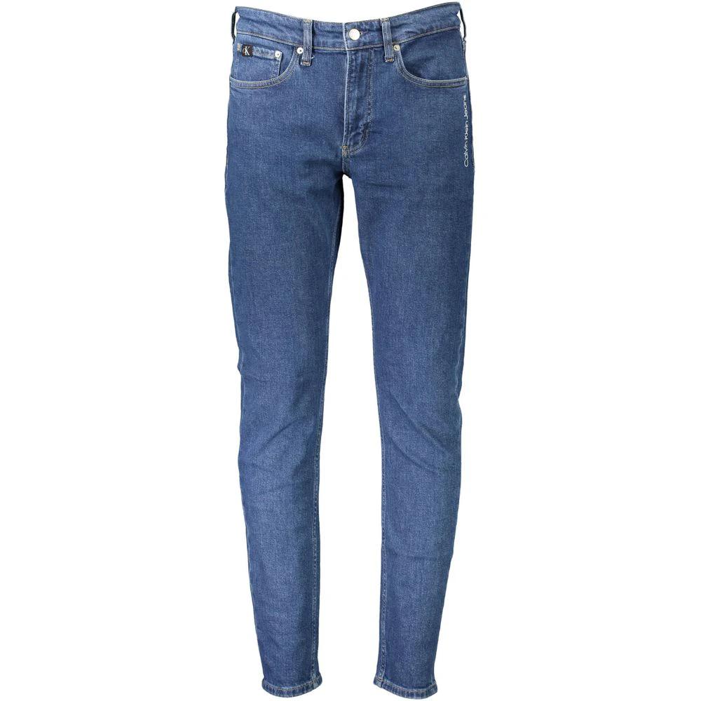 Jean Calvin Klein Blu en coton pour homme