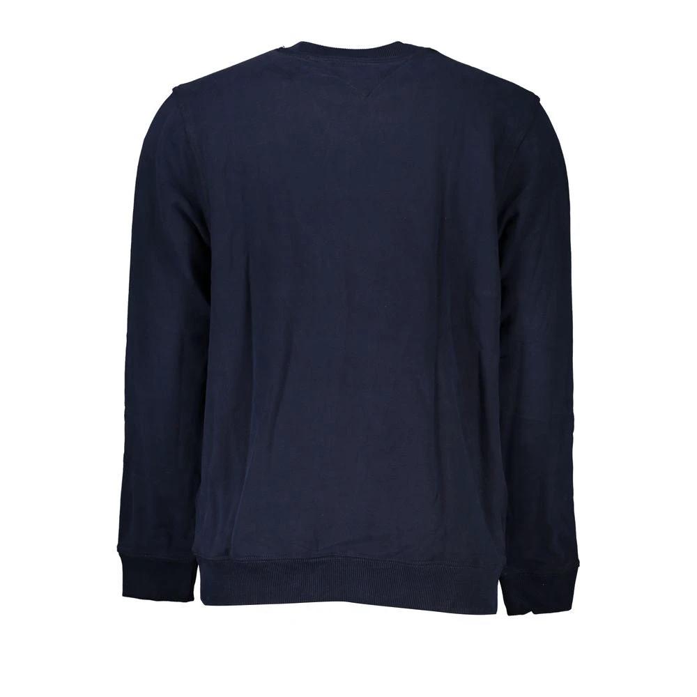 Tommy Hilfiger Blue Cotton Men Sweatshirt Tommy Hilfiger