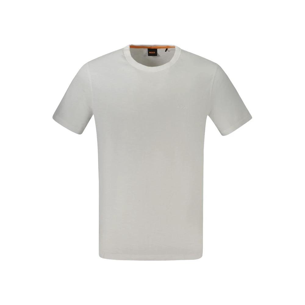 T-shirt Hugo Boss blanc en coton pour homme