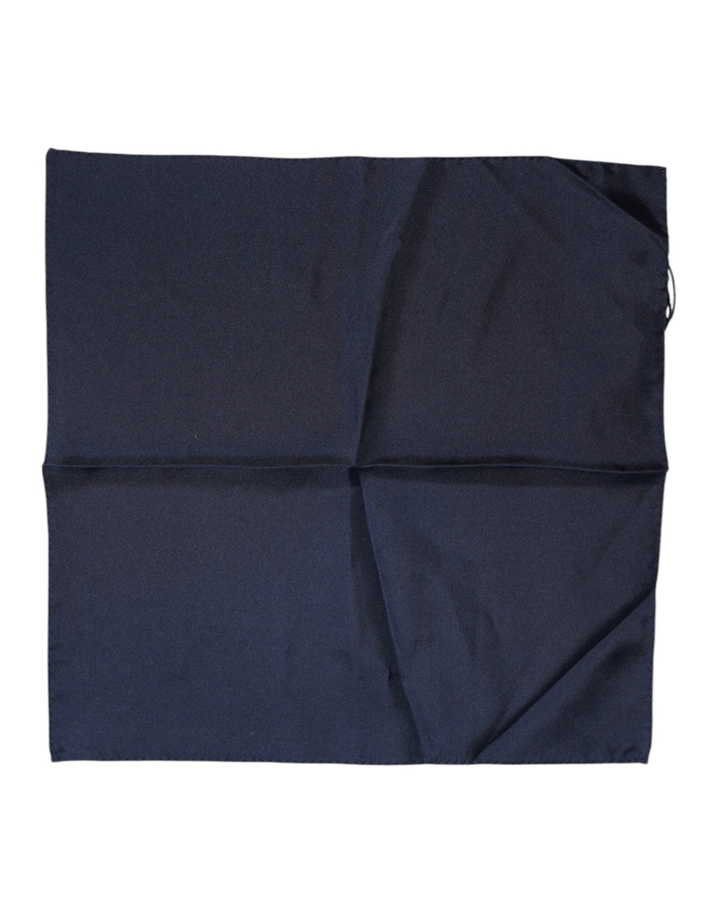 Dolce & Gabbana Dark Blue Silk Square Men Foulard Scarf by Dolce & Gabbana