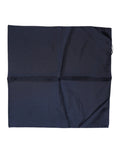 Dolce & Gabbana Dark Blue Silk Square Men Foulard Scarf by Dolce & Gabbana