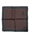 Dolce & Gabbana Maroon Cocktail Silk Square Foulard Scarf by Dolce & Gabbana