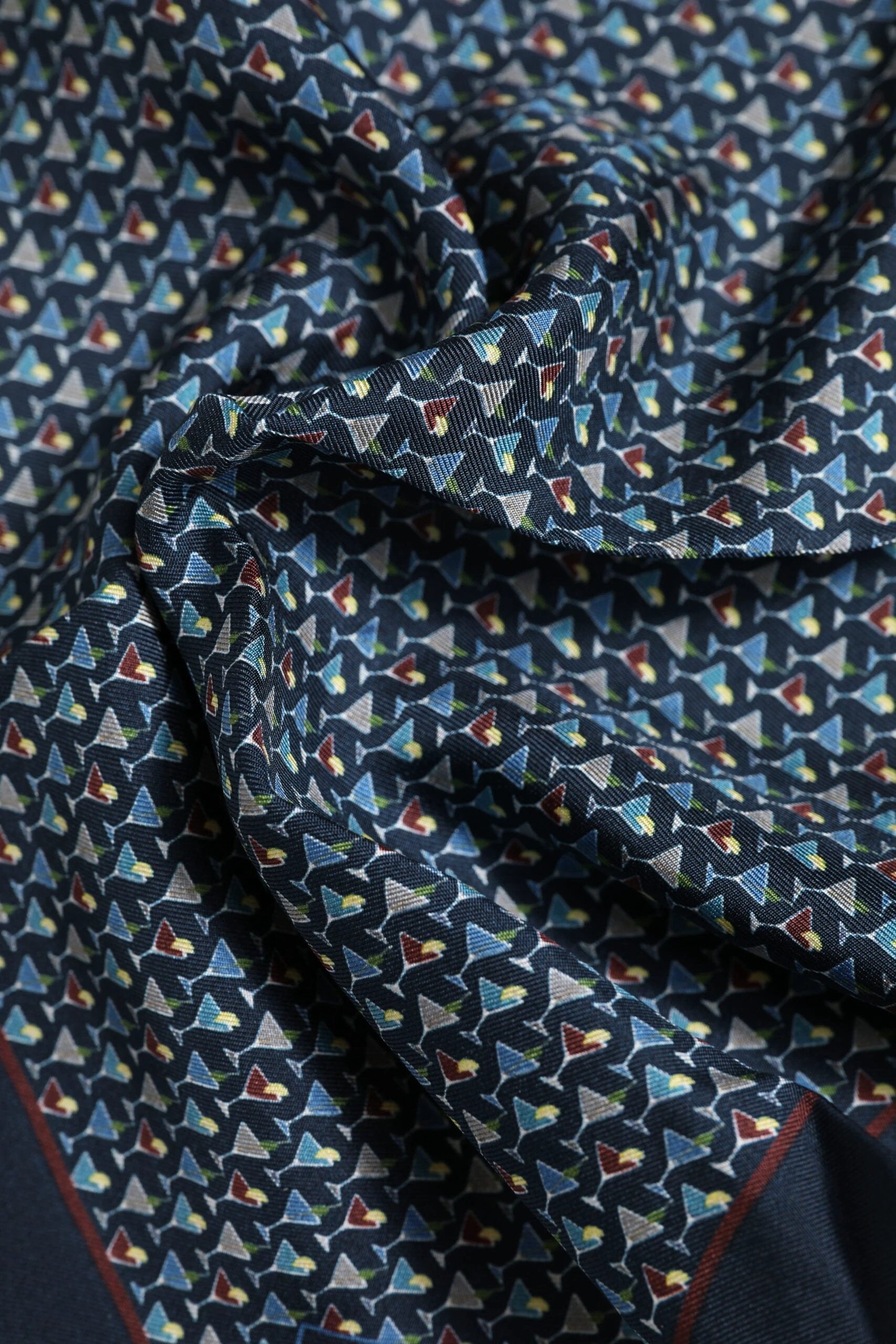 Dolce & Gabbana Blue Cocktail Silk Square Foulard Scarf by Dolce & Gabbana