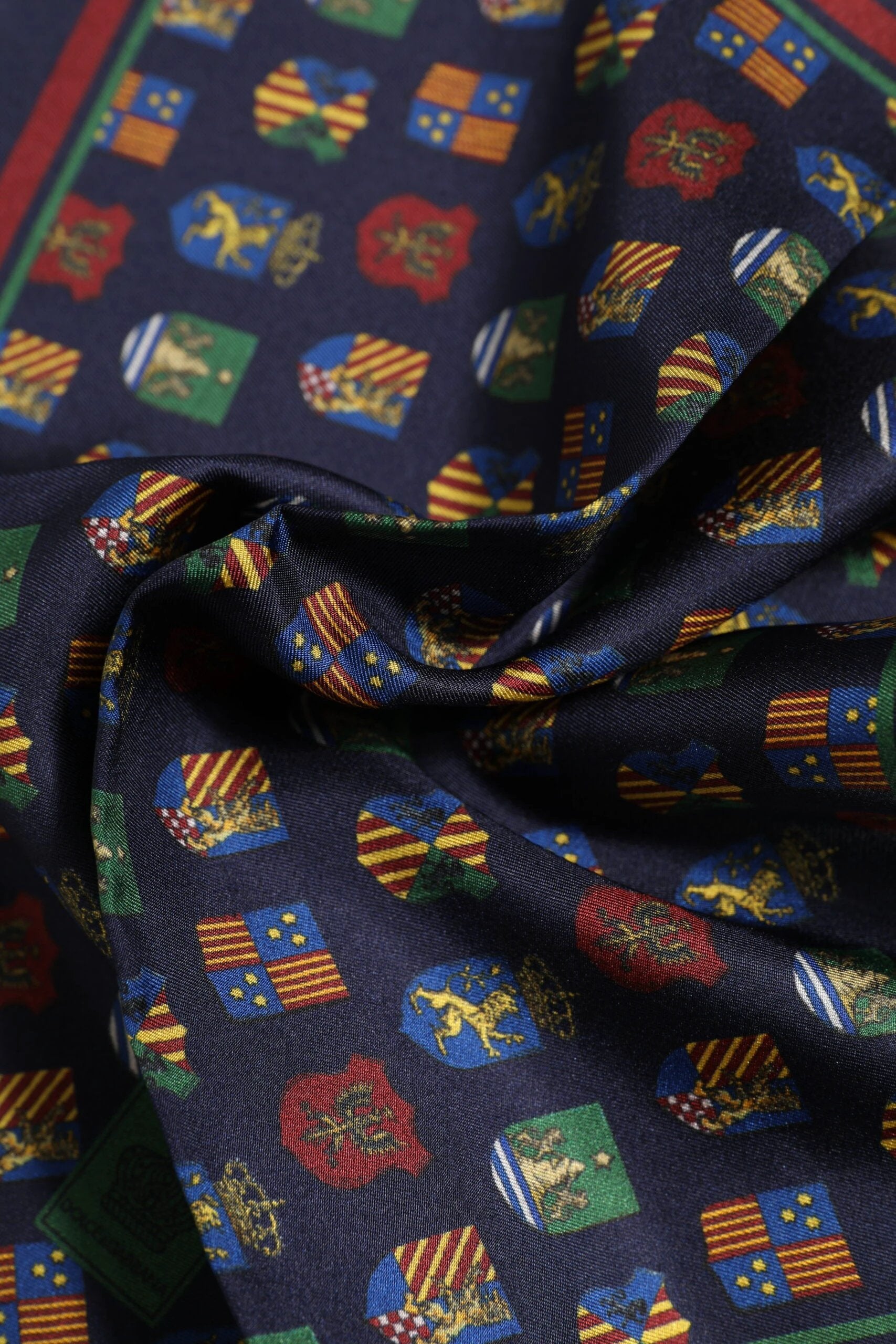 Dolce & Gabbana Multicolor Medals Square Foulard Scarf by Dolce & Gabbana