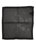 Dolce & Gabbana Black Patterned Cotton Square Foulard Scarf by Dolce & Gabbana