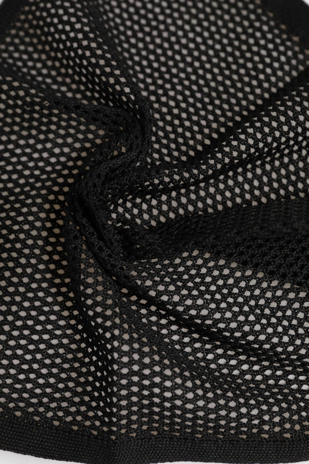 Dolce & Gabbana Black Patterned Cotton Square Foulard Scarf by Dolce & Gabbana