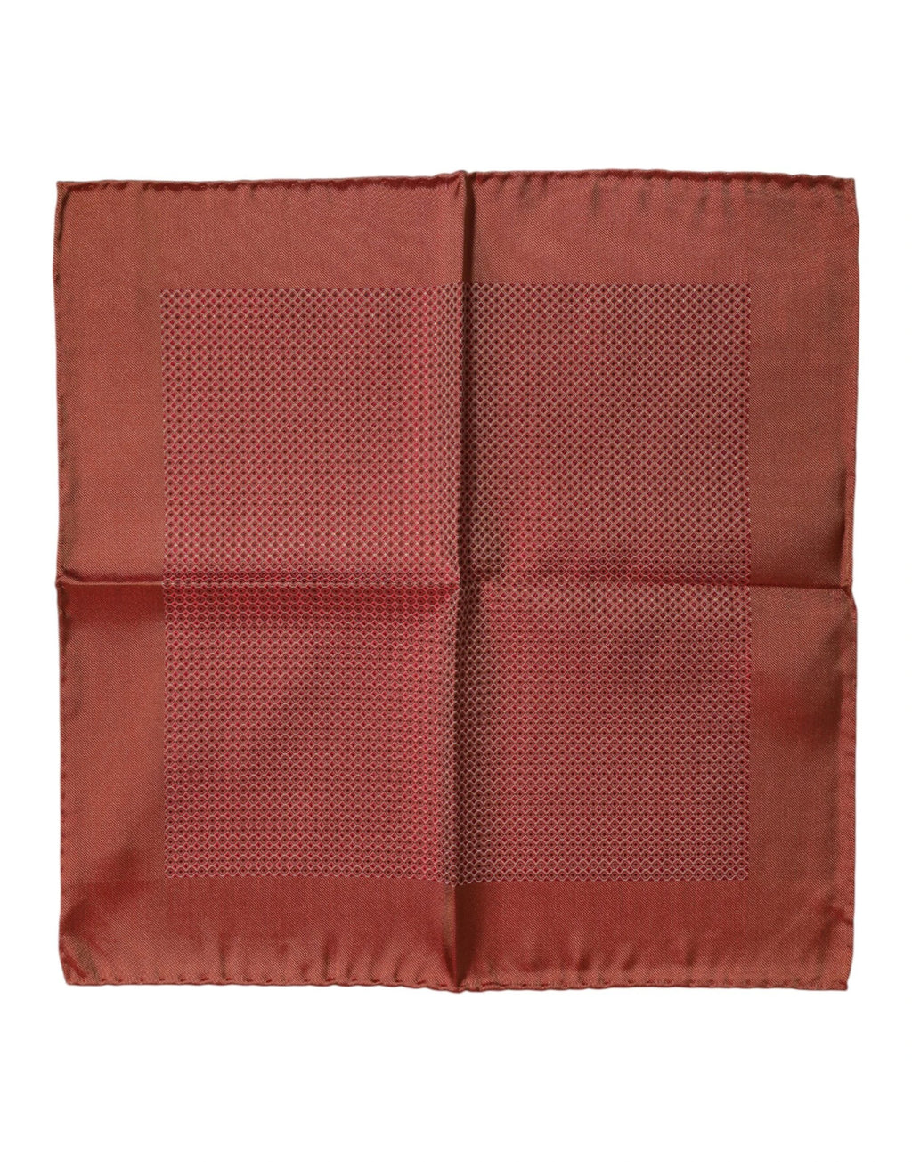 Dolce & Gabbana Orange Silk Square Men Foulard Scarf by Dolce & Gabbana