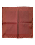 Dolce & Gabbana Orange Silk Square Men Foulard Scarf by Dolce & Gabbana