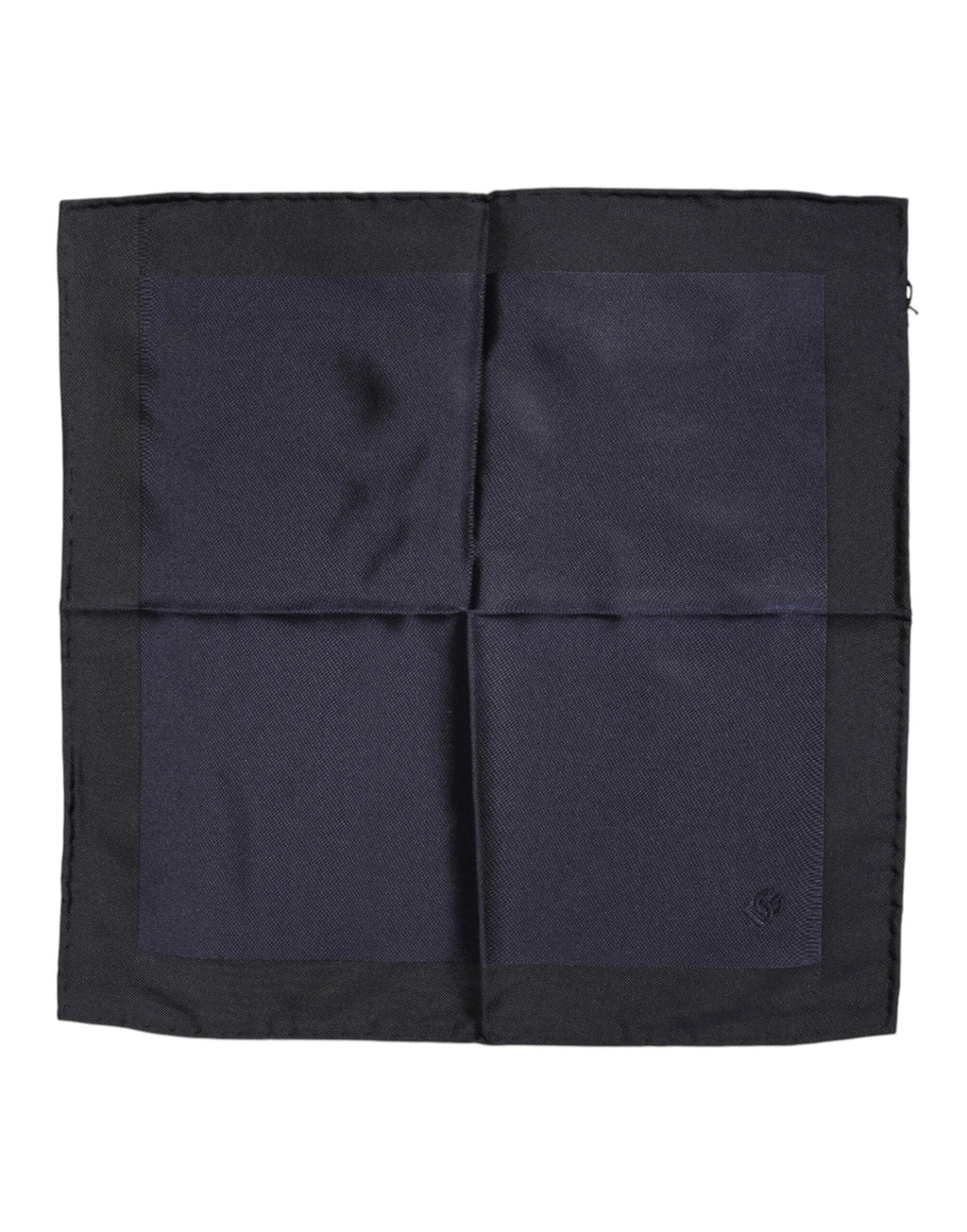 Dolce & Gabbana Dark Blue Silk Square Men Foulard Scarf by Dolce & Gabbana