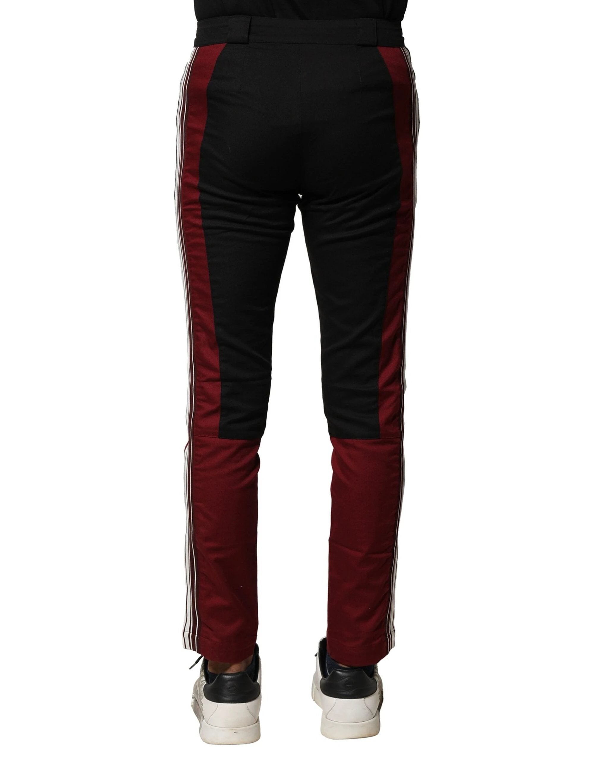 Dolce & Gabbana Multicolor Cotton Jogger Men Pants by Dolce & Gabbana