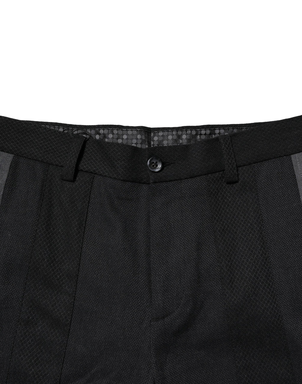 Dolce & Gabbana Black Gray Cotton Tapered Men Pants by Dolce & Gabbana