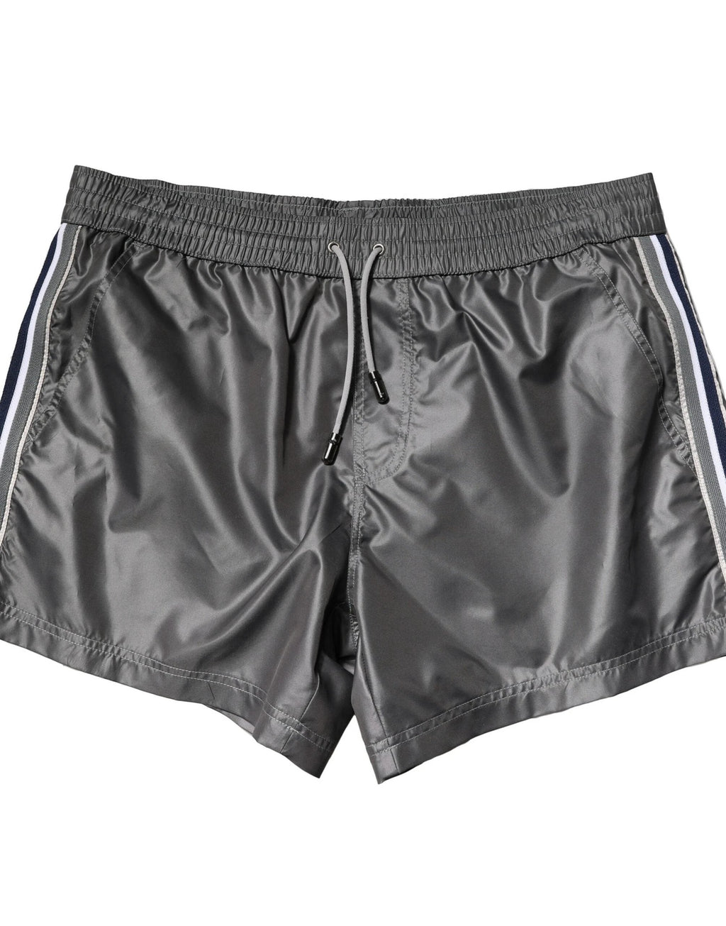 Dolce & Gabbana Gray Polyester Mid Waist Casual Bermuda Shorts by Dolce & Gabbana