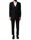 Dolce & Gabbana Black Wool 3 Piece Single Breasted Suit by Dolce & Gabbana