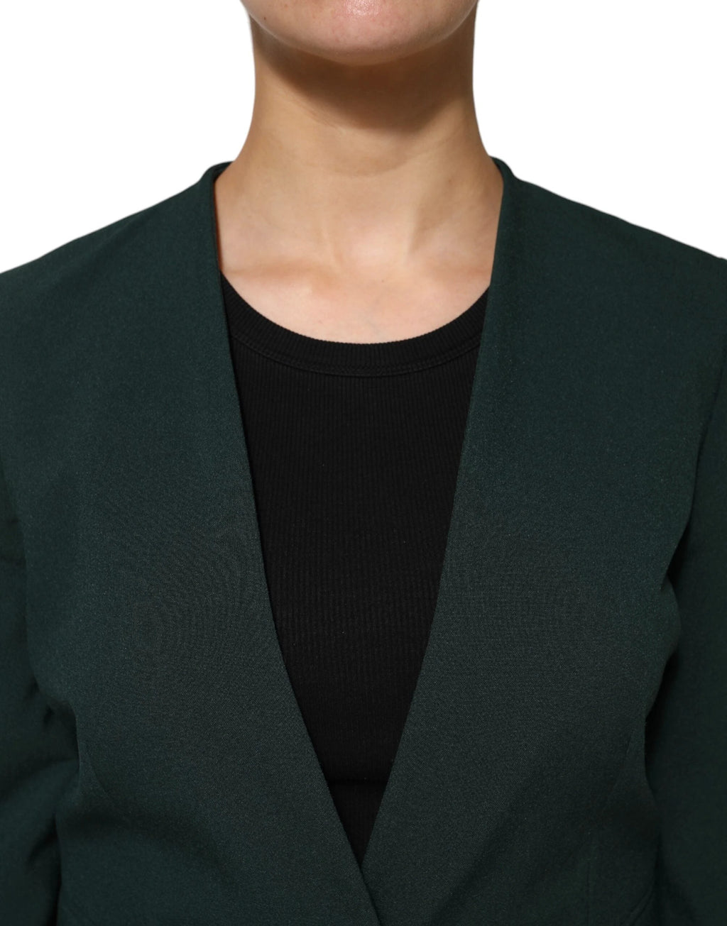 Maison Margiela Green Single Breasted One Button Coat Jacket by Maison Margiela