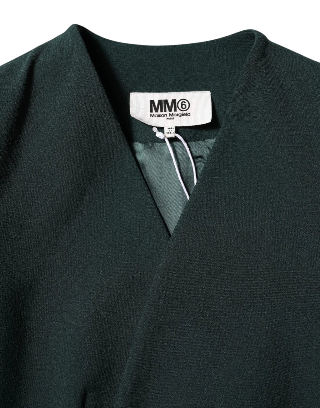Maison Margiela Green Single Breasted One Button Coat Jacket by Maison Margiela