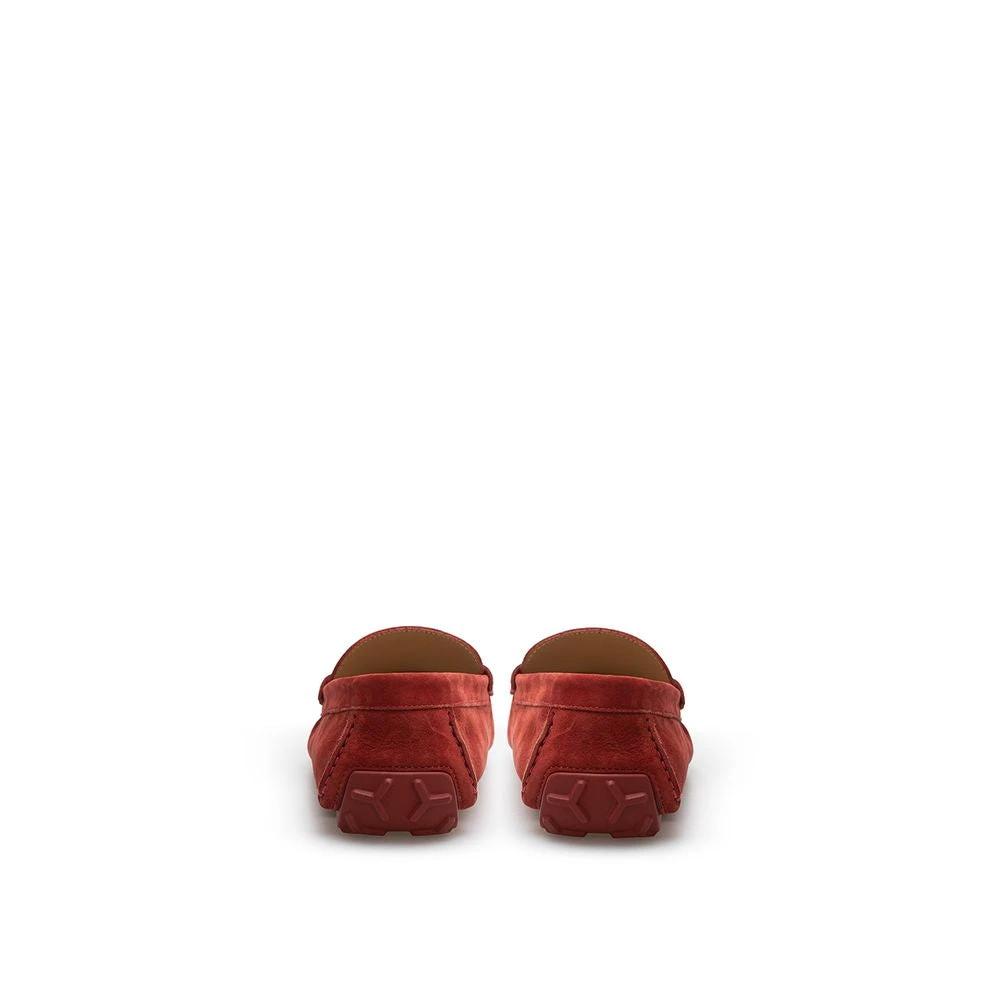 Bally Bordeaux Leather Moccassin by Bally