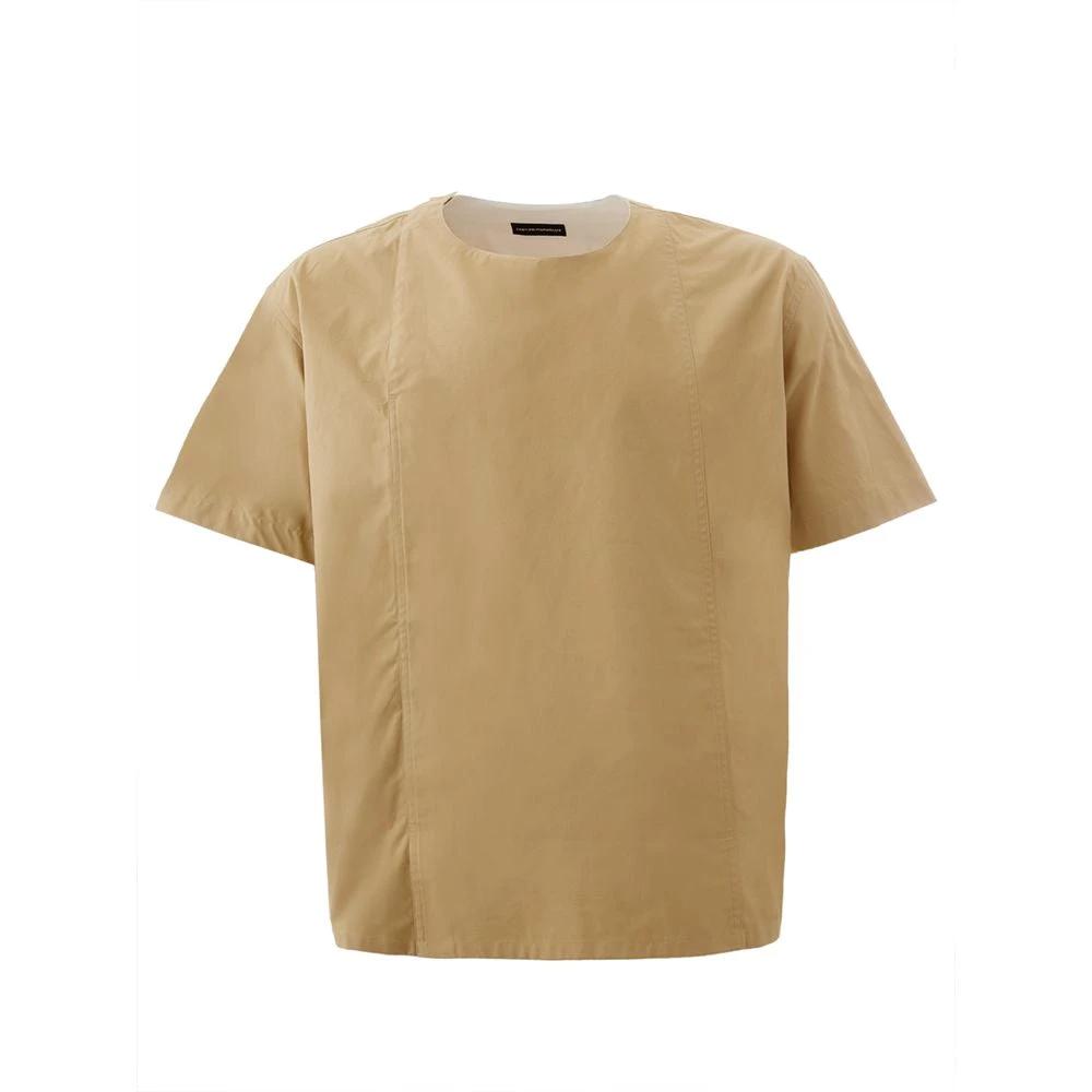 Emporio Armani Brown Cotton T-Shirt by Emporio Armani