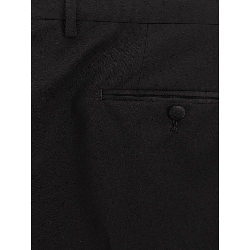 Dolce & Gabbana Black Wool Dress Pants by Dolce & Gabbana