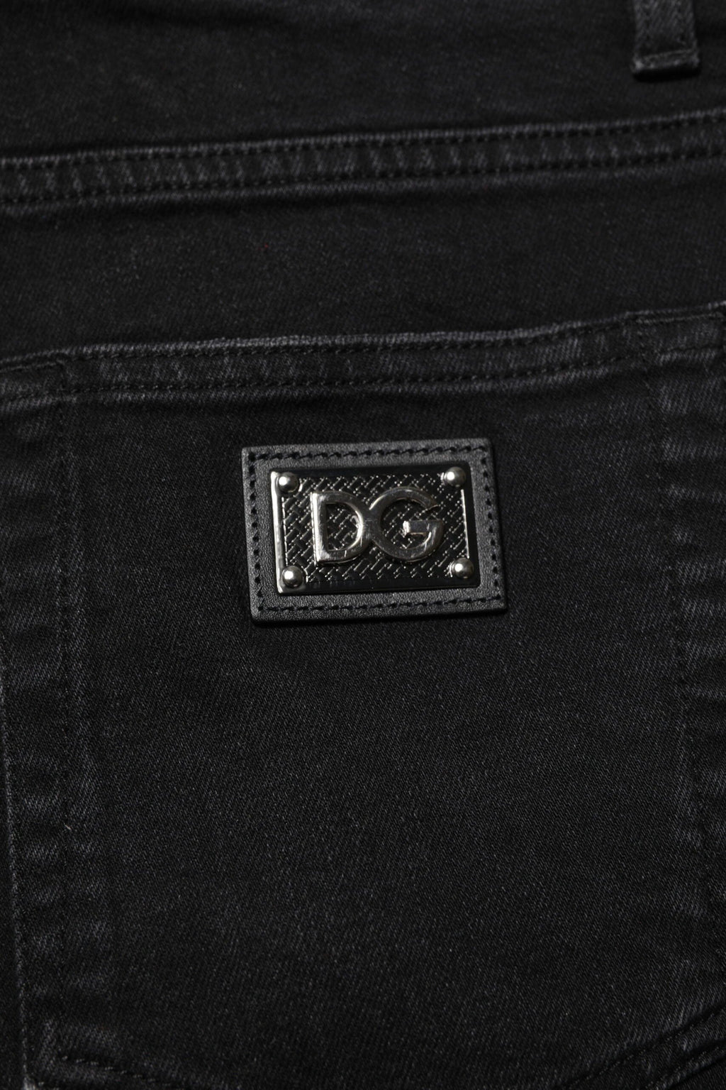 Dolce & Gabbana Black Cotton Skinny Men Denim Jeans by Dolce & Gabbana