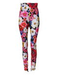 Dolce & Gabbana Multicolor Floral High Waist Leggings Pants by Dolce & Gabbana