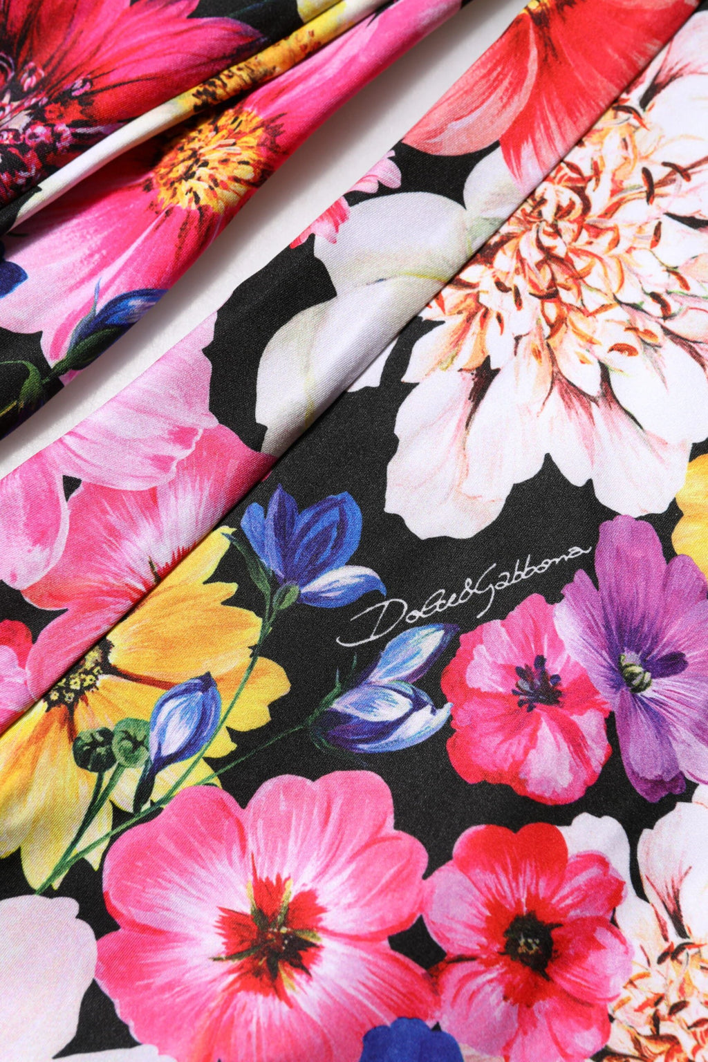 Dolce & Gabbana Multicolor Floral High Waist Leggings Pants by Dolce & Gabbana