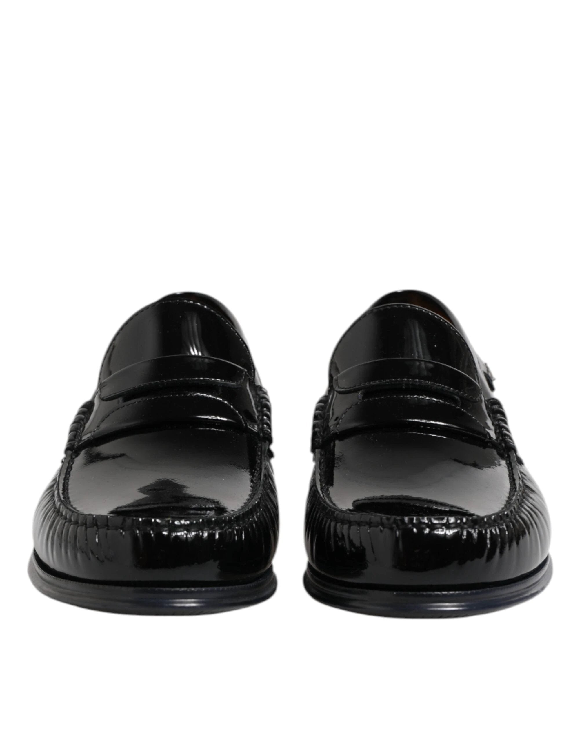 Mocassins Dolce &amp; Gabbana en cuir noir