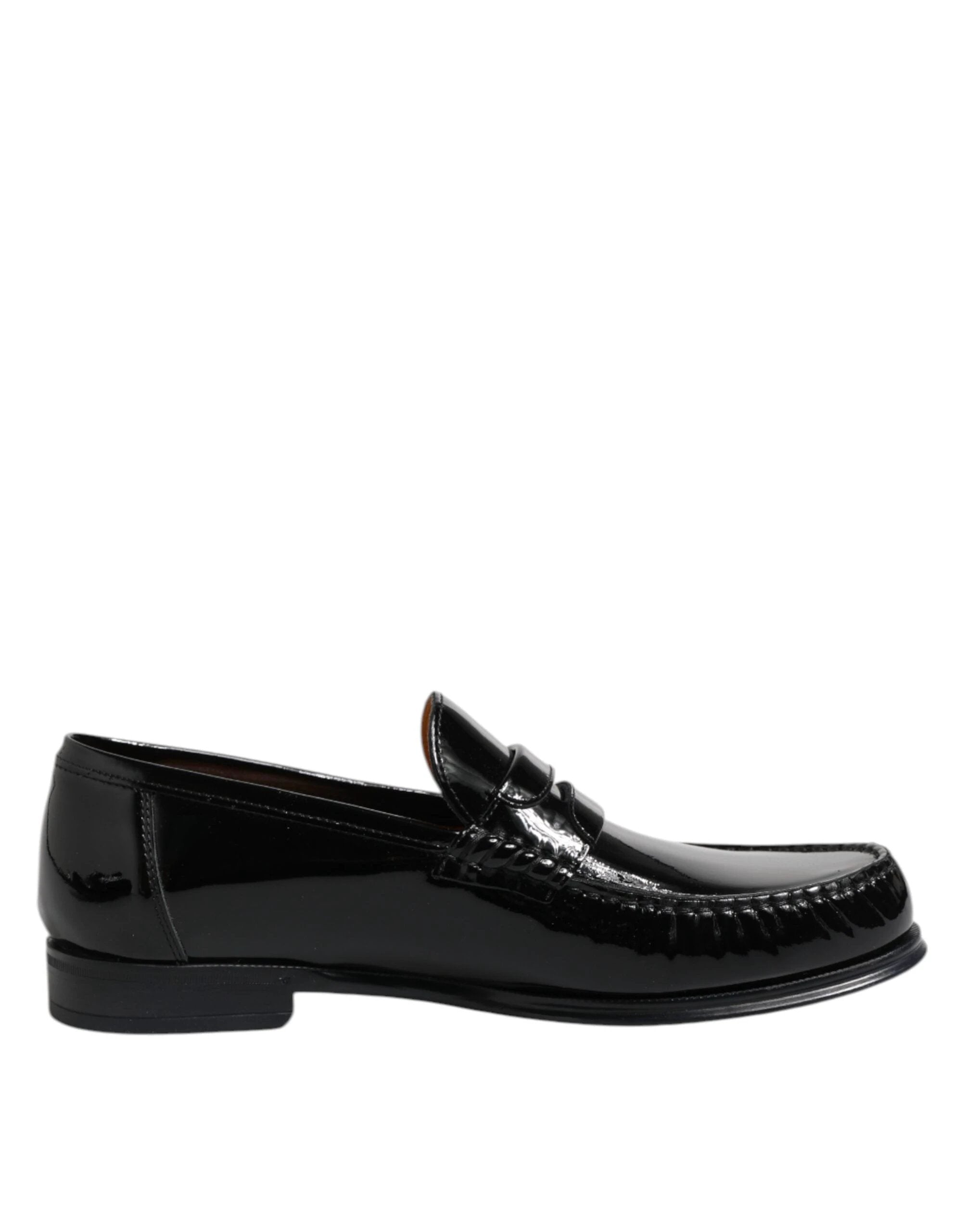 Mocassins Dolce &amp; Gabbana en cuir noir