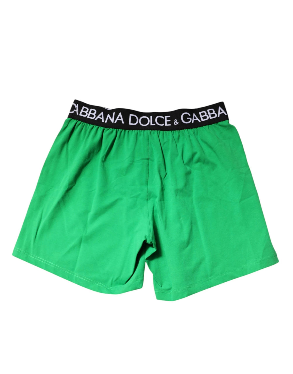 Dolce & Gabbana Green Cotton Regular Boxer Shorts Underwear by Dolce & Gabbana