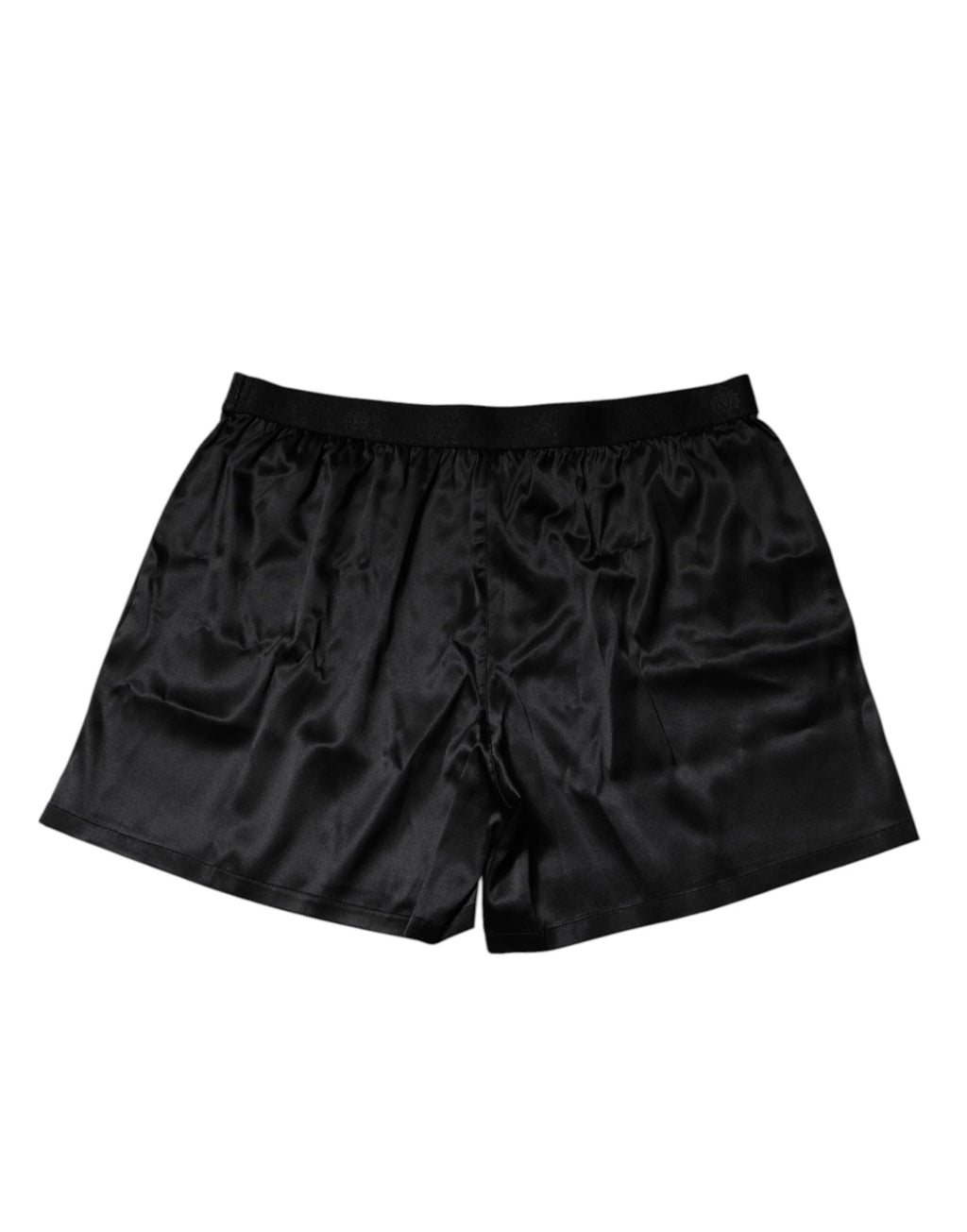 Dolce & Gabbana Black Silk Regular Men Boxer Shorts Underwear by Dolce & Gabbana