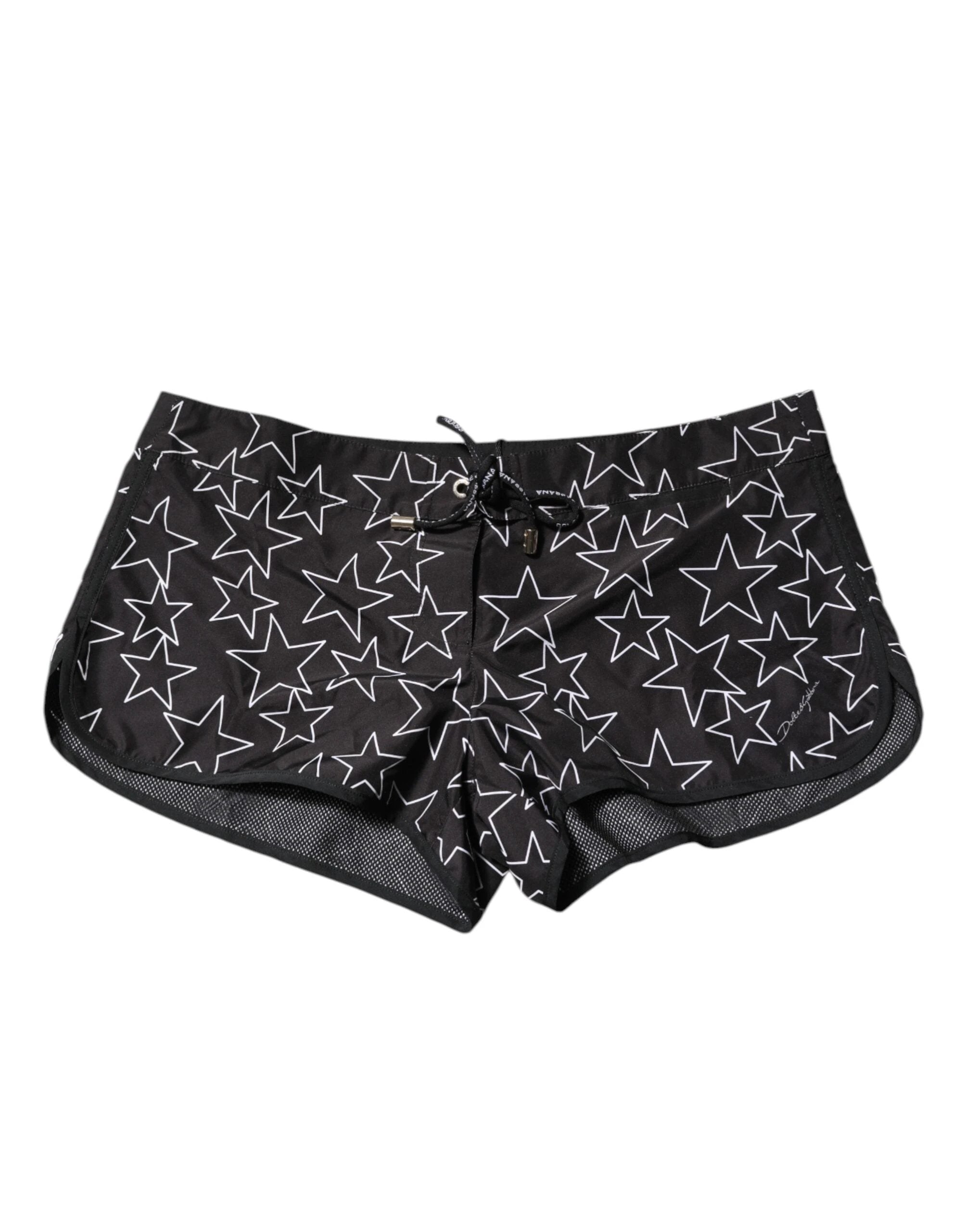 Dolce & Gabbana Black Star Print Beachwear Shorts Swimwear by Dolce & Gabbana