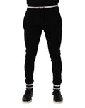 Dolce & Gabbana Black Cotton Men Jogger Sweatpants Pants by Dolce & Gabbana