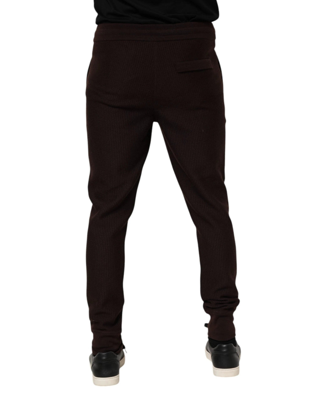 Dolce & Gabbana Brown Cashmere Men Jogger Sweatpants Pants by Dolce & Gabbana