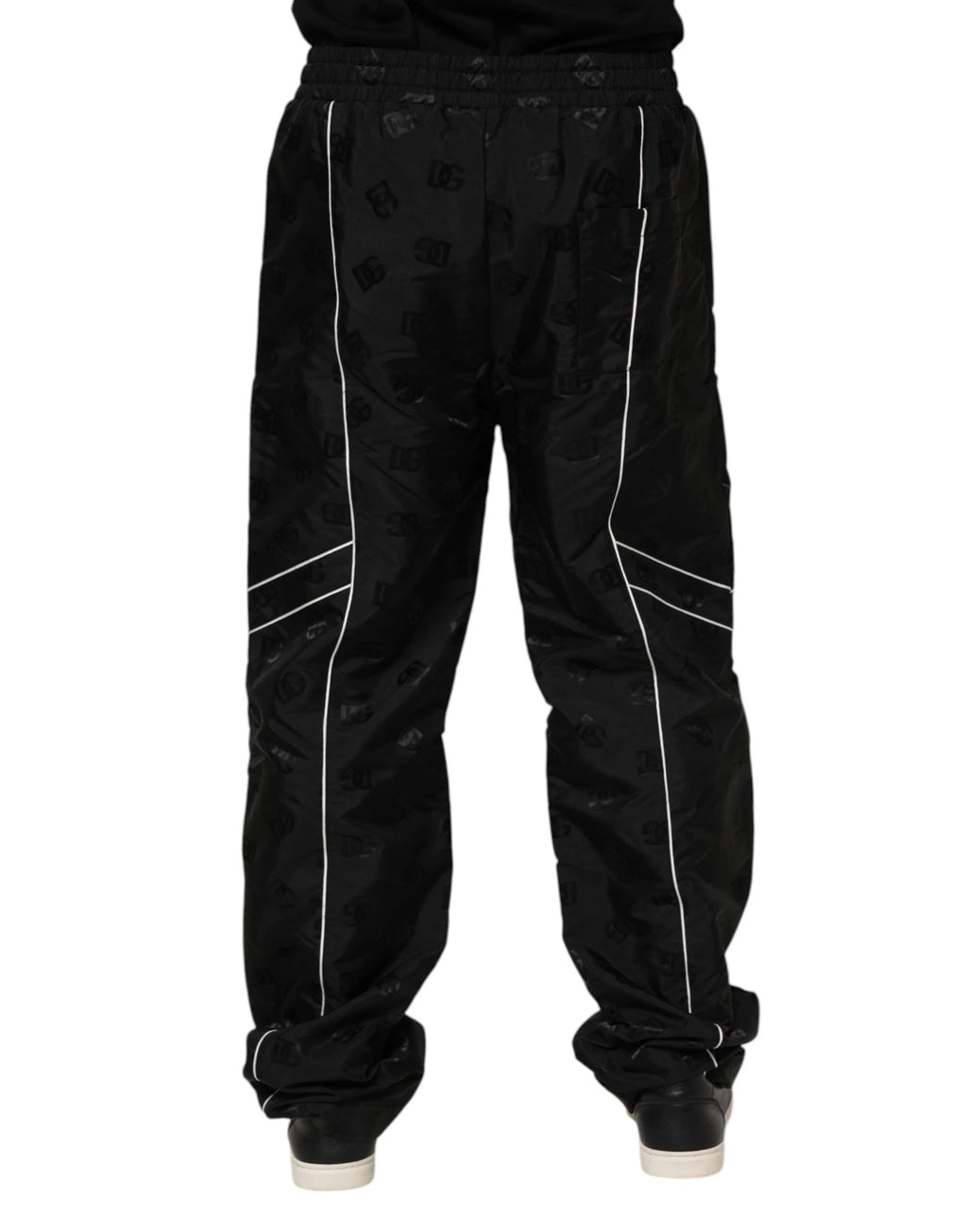 Dolce & Gabbana Black Cotton Straight Jogger Sweatpants Pants by Dolce & Gabbana