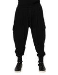 Dolce & Gabbana Black Cotton Logo Jogger Sweatpants Pants by Dolce & Gabbana