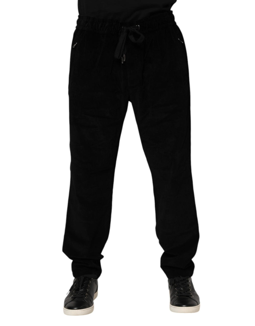 Pantalon de jogging Dolce &amp; Gabbana en coton noir pour homme