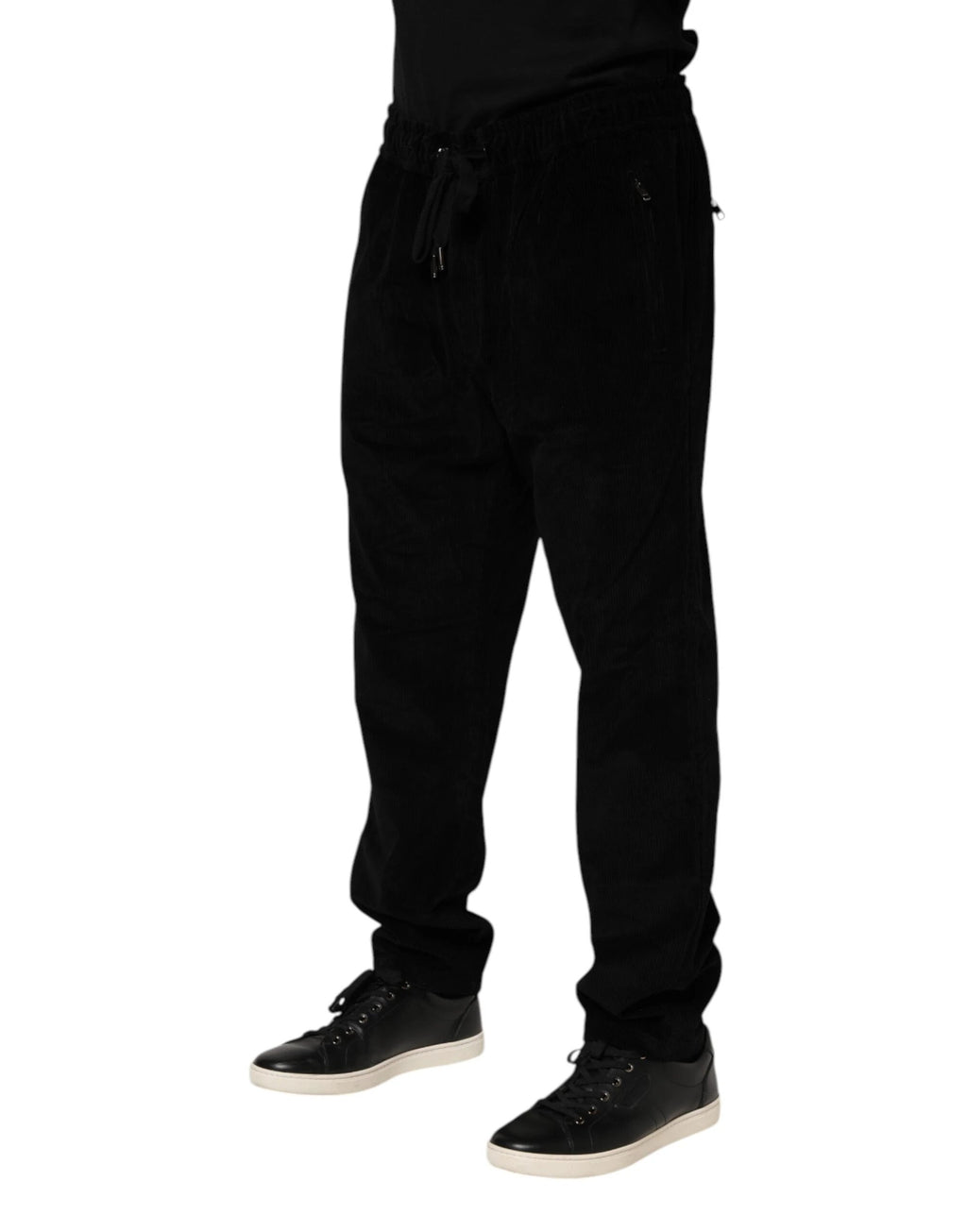 Pantalon de jogging Dolce &amp; Gabbana en coton noir pour homme