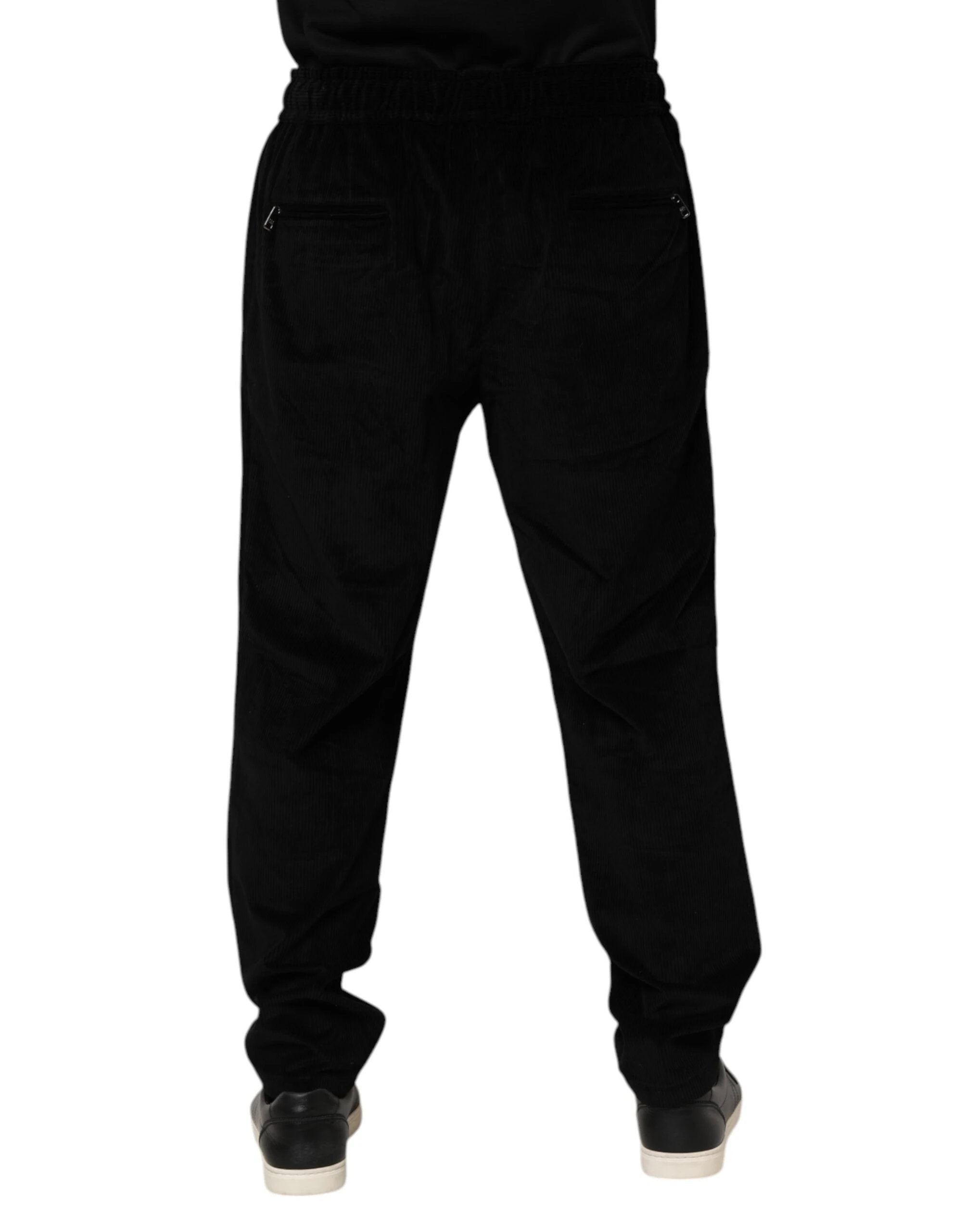 Pantalon de jogging Dolce &amp; Gabbana en coton noir pour homme