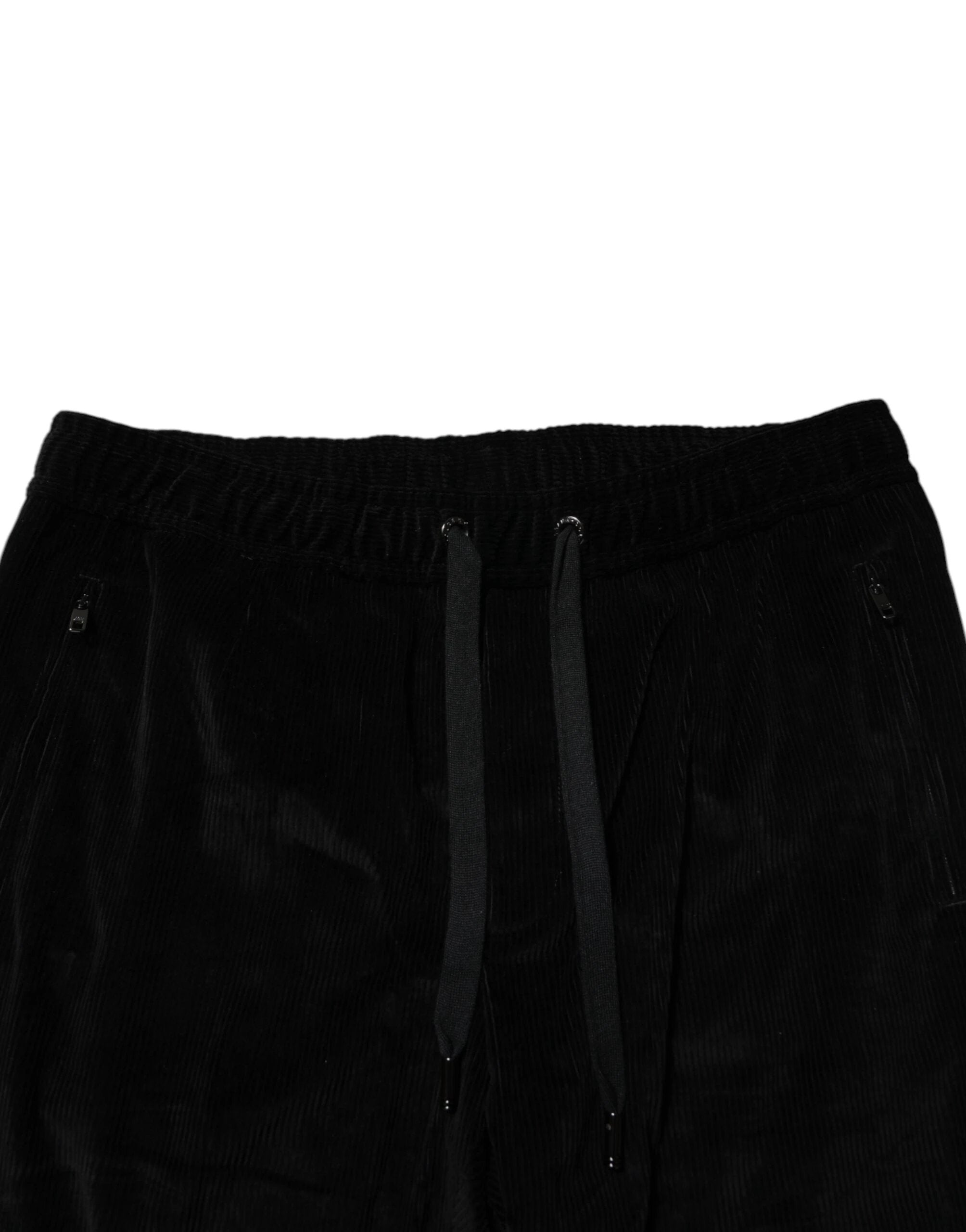 Pantalon de jogging Dolce &amp; Gabbana en coton noir pour homme