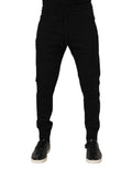 Dolce & Gabbana Black Cotton Men Jogger Sweatpants Pants by Dolce & Gabbana