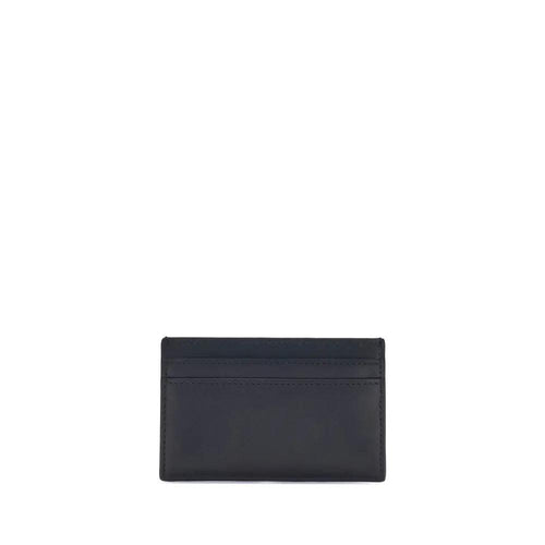 Portefeuille Alexander McQueen Bos Taurus en cuir de veau noir