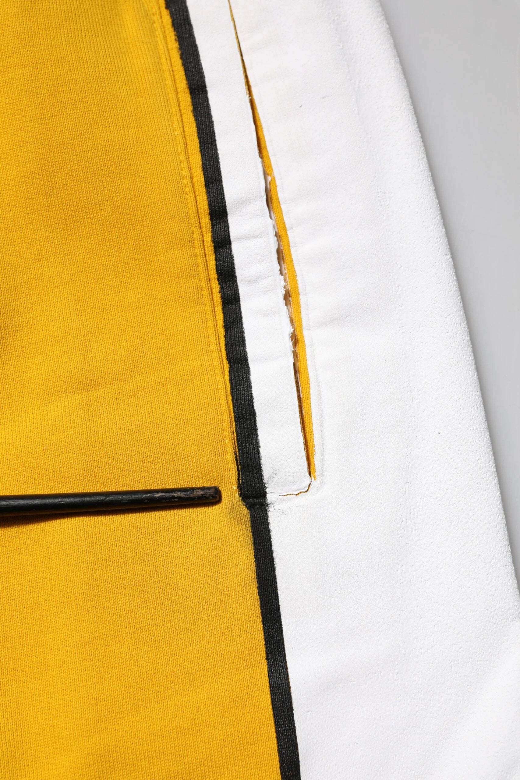 Dolce & Gabbana Yellow Cotton Drawstring Jogger Pants by Dolce & Gabbana