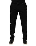 Dolce & Gabbana Black Cotton Skinny Men Denim Jeans by Dolce & Gabbana