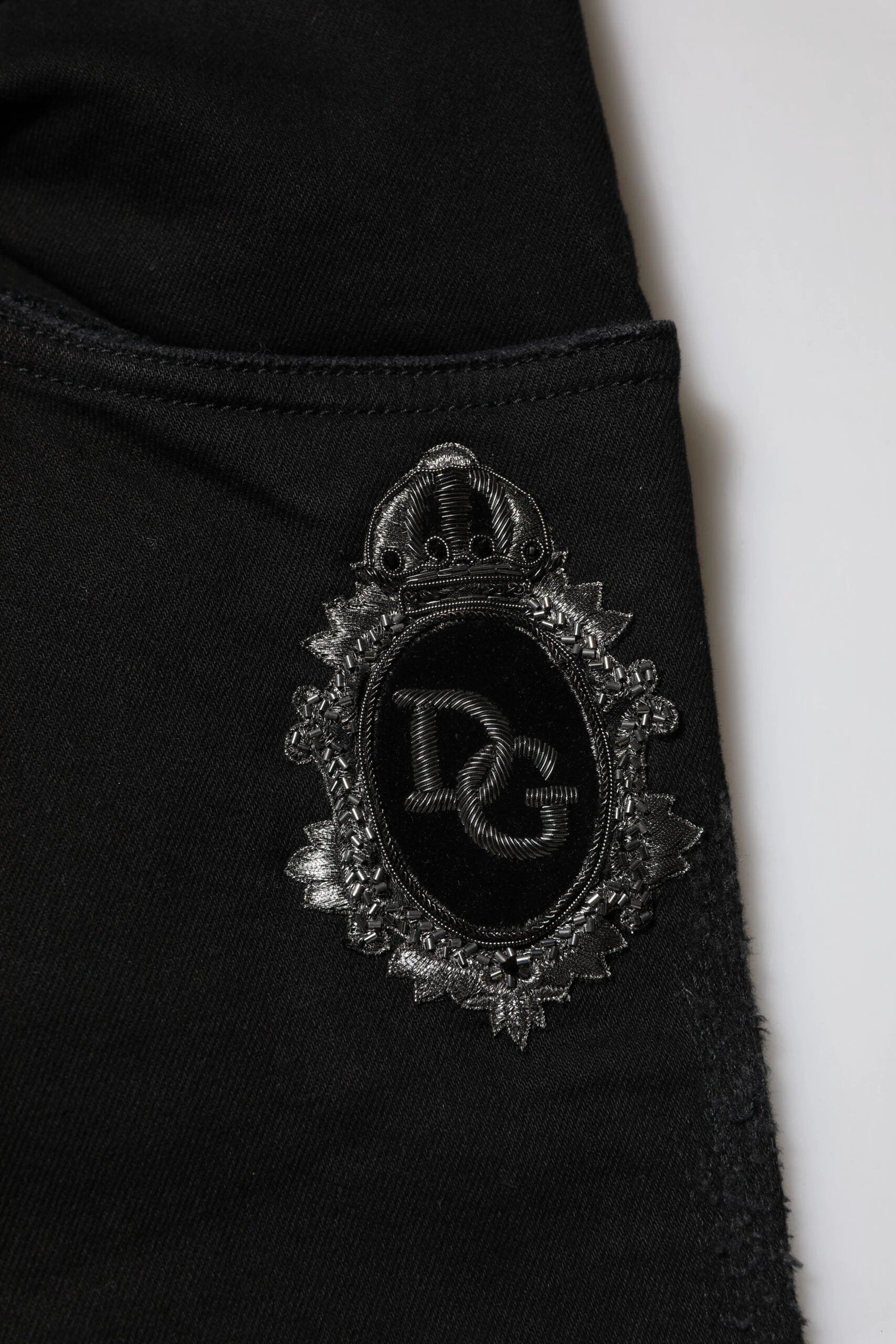Dolce & Gabbana Black Cotton Skinny Men Denim Jeans by Dolce & Gabbana