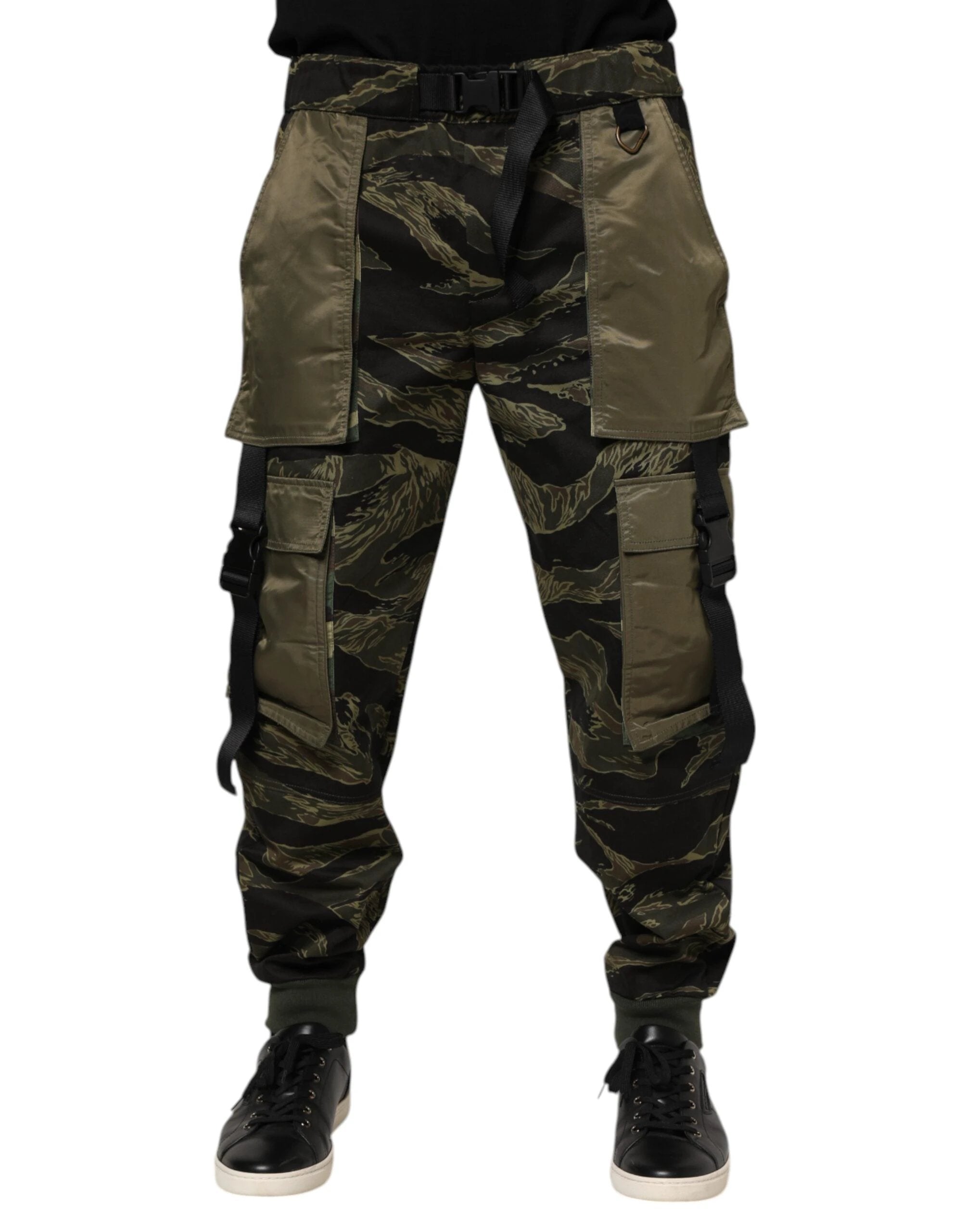 Dolce & Gabbana Multicolor Cargo Camouflage Pants by Dolce & Gabbana
