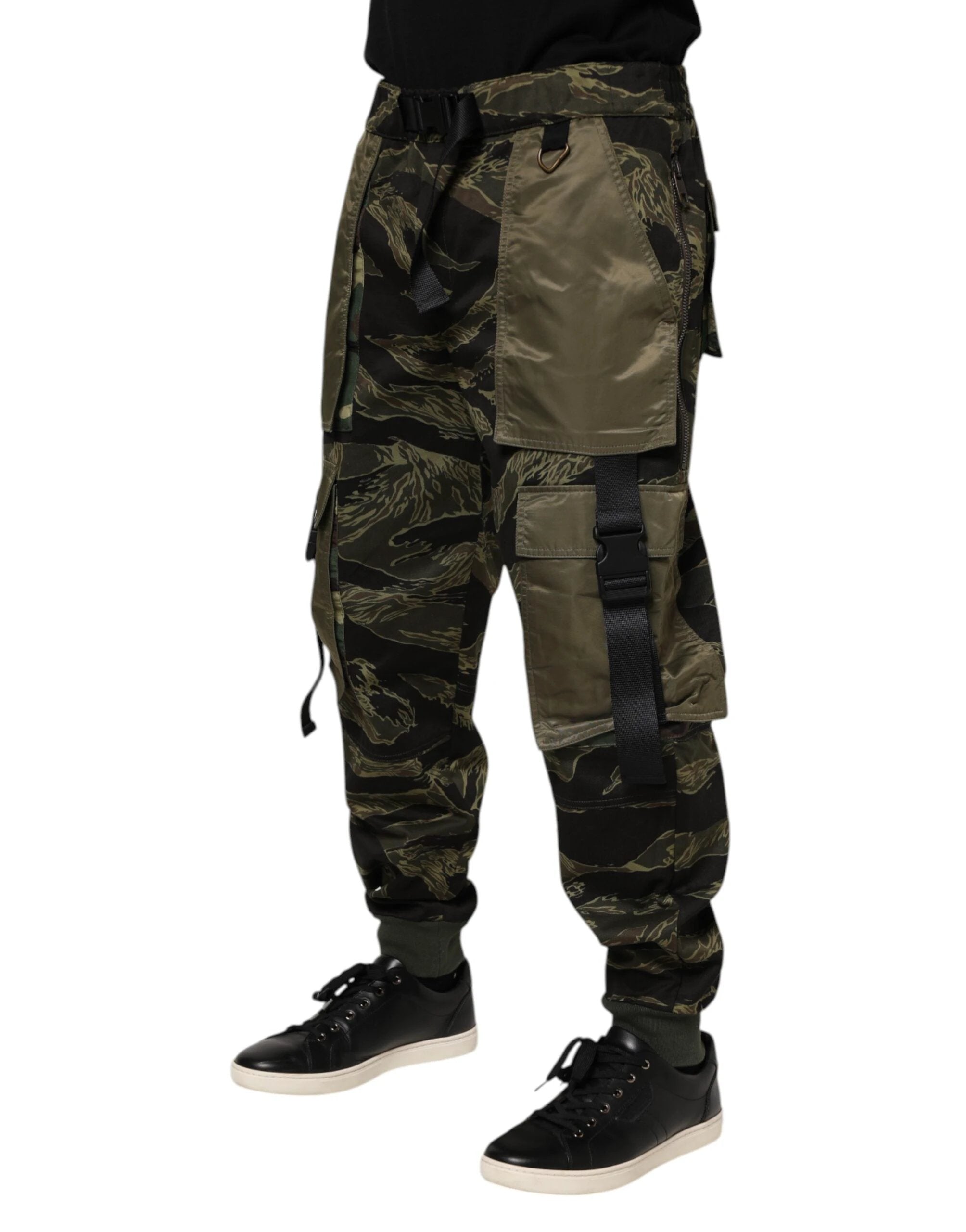 Dolce & Gabbana Multicolor Cargo Camouflage Pants by Dolce & Gabbana