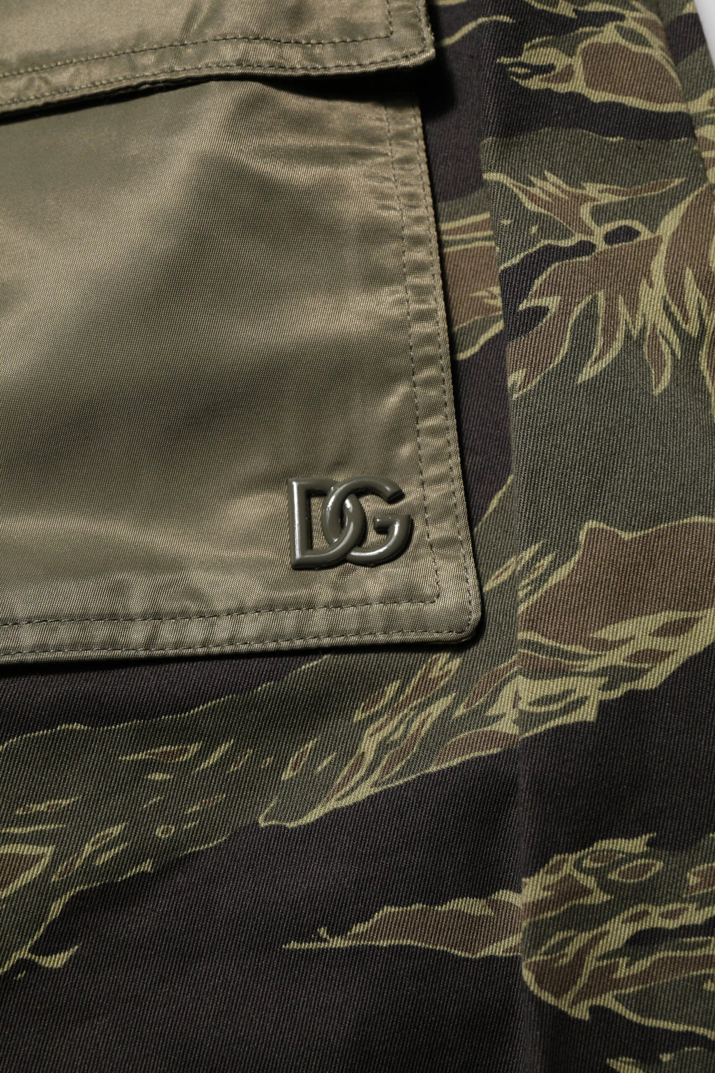 Dolce & Gabbana Multicolor Cargo Camouflage Pants by Dolce & Gabbana
