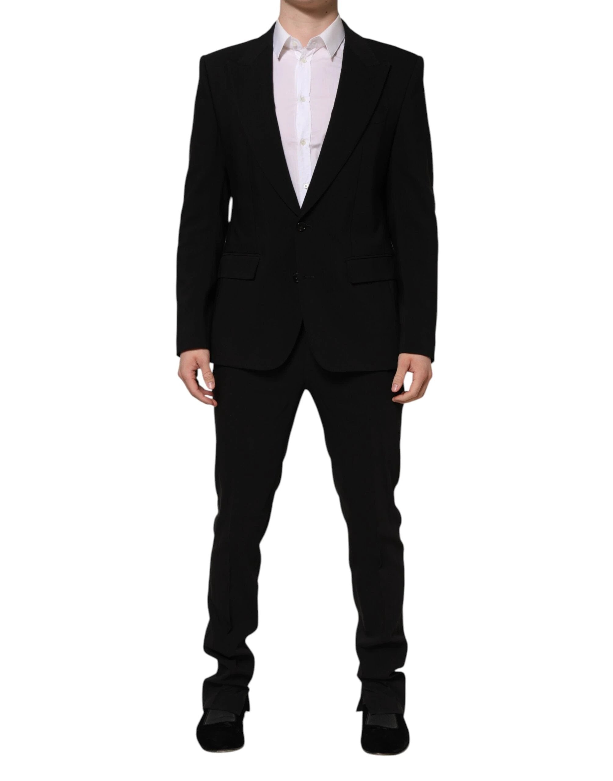 Dolce & Gabbana Black MARTINI Single Breasted 2 Piece Suit by Dolce & Gabbana