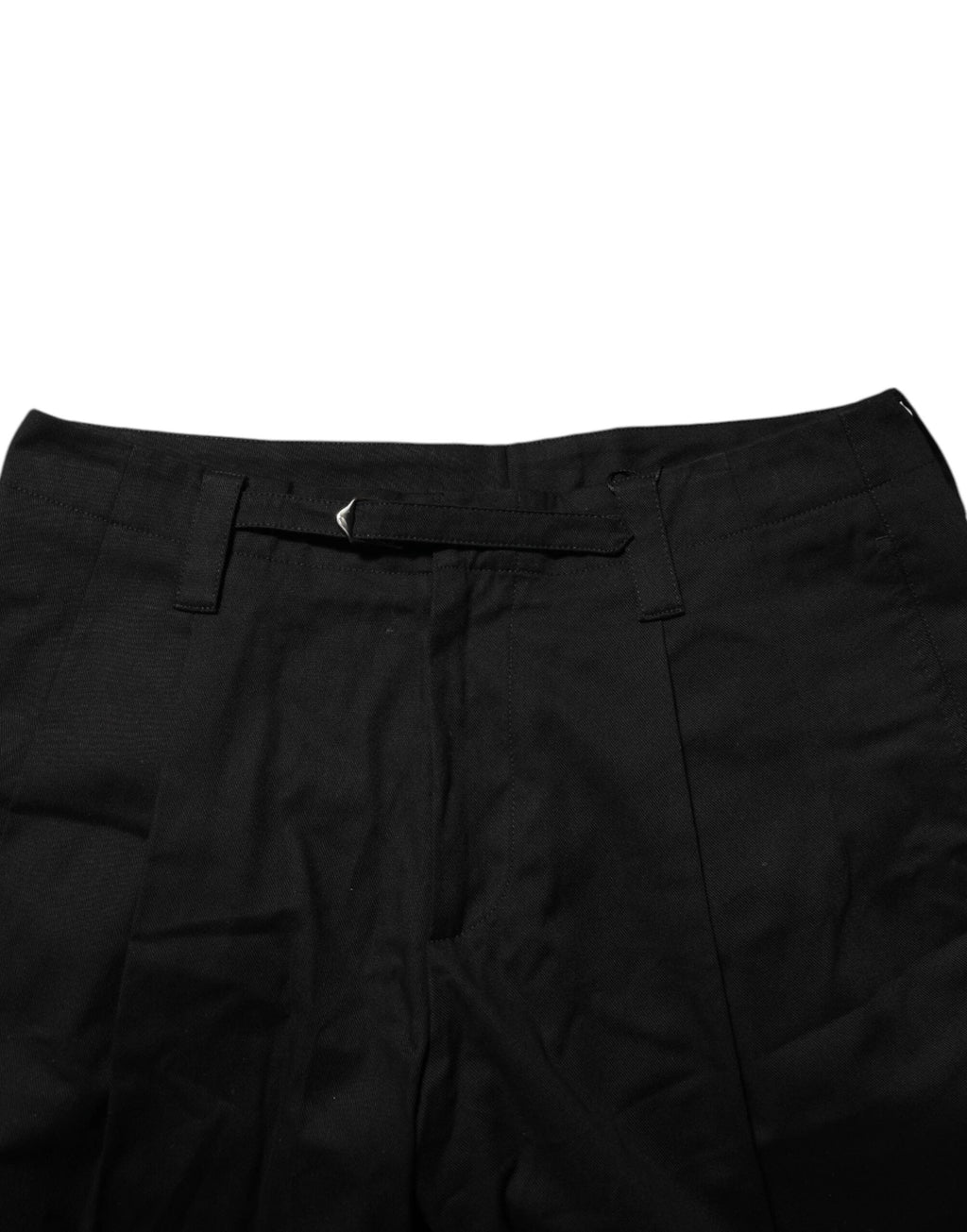 Dolce & Gabbana Black Cotton Knee Length Men Bermuda Shorts by Dolce & Gabbana