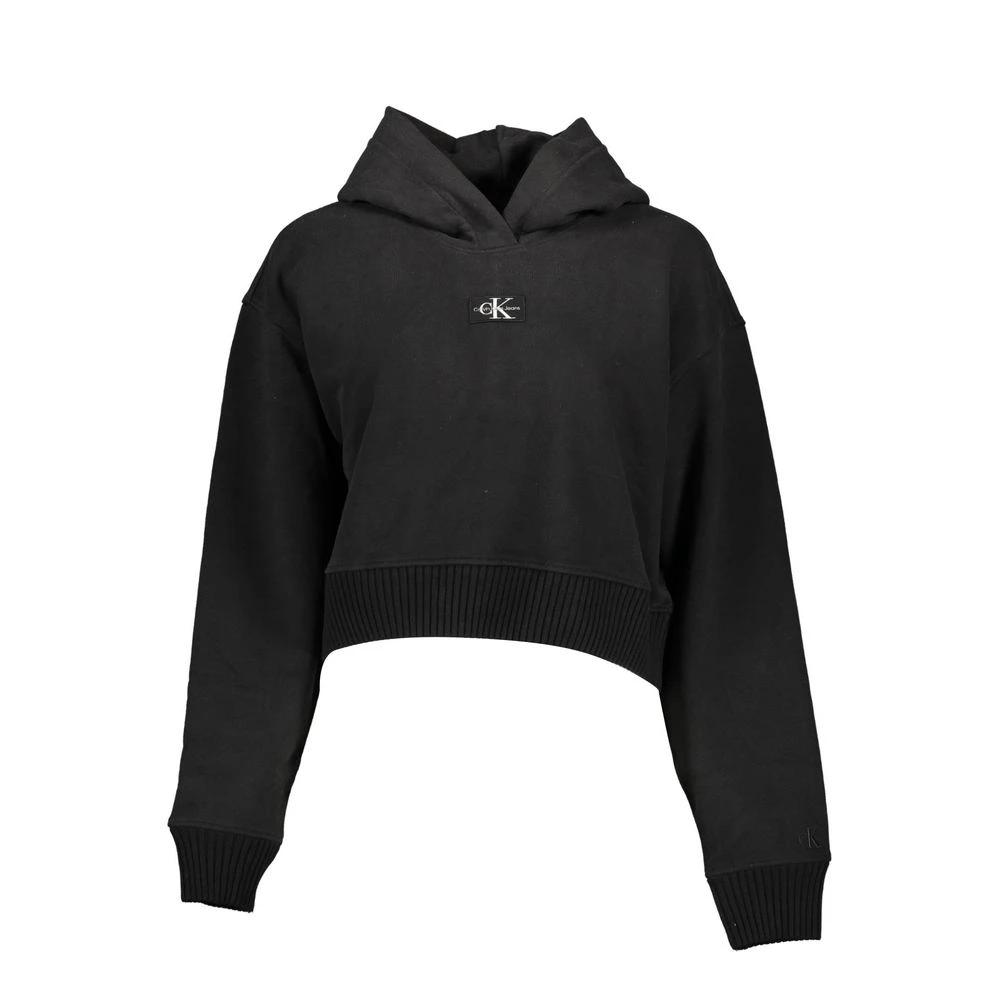 Calvin Klein Black Cotton Women's Sweatshirt by Calvin Klein